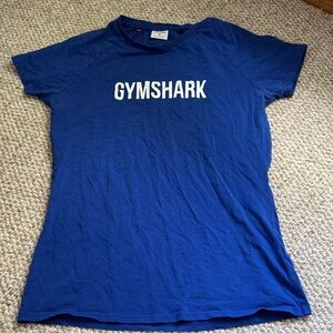 Gymshark Women's Vibrant Blue Tee Size Medium